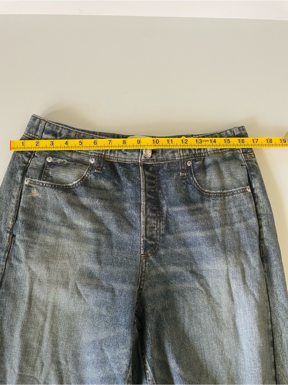 Rag & Bone Miramar Wide-Leg Sweatpant Jeans Size Large NWOT Retail $198 - Picture 7 of 10